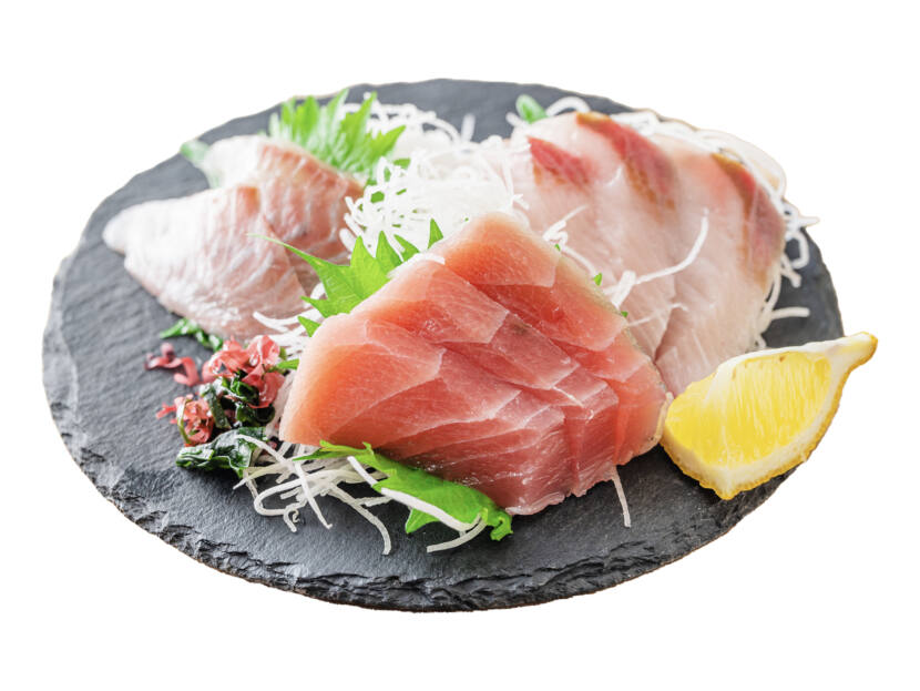 本日のお造り盛り合わせ(Assorted 3 kinds  of Sashimi)